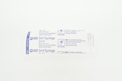 BD 309656 3ml Syringe Slim Tip